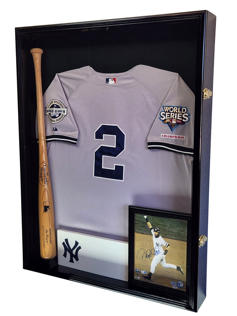 Extra Deep Jersey Display Case Cabinet Shadowbox