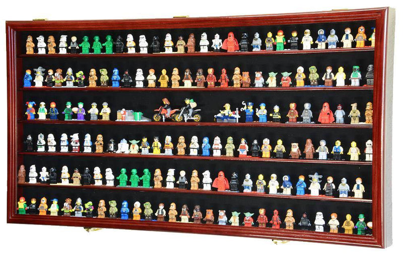 180 Lego Men Miniatures / Legos / Minifigures Display Case Cabinet - sfDisplay.com