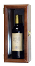 Single Wine / Champagne Bottle Display Case Cabinet (Fits All Sizes) - sfDisplay.com