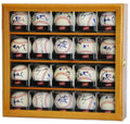 20 Baseball Acrylic Cubes Display Case Cabinet - sfDisplay.com