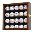 20 Baseball Ball Display Case Cabinet - sfDisplay.com