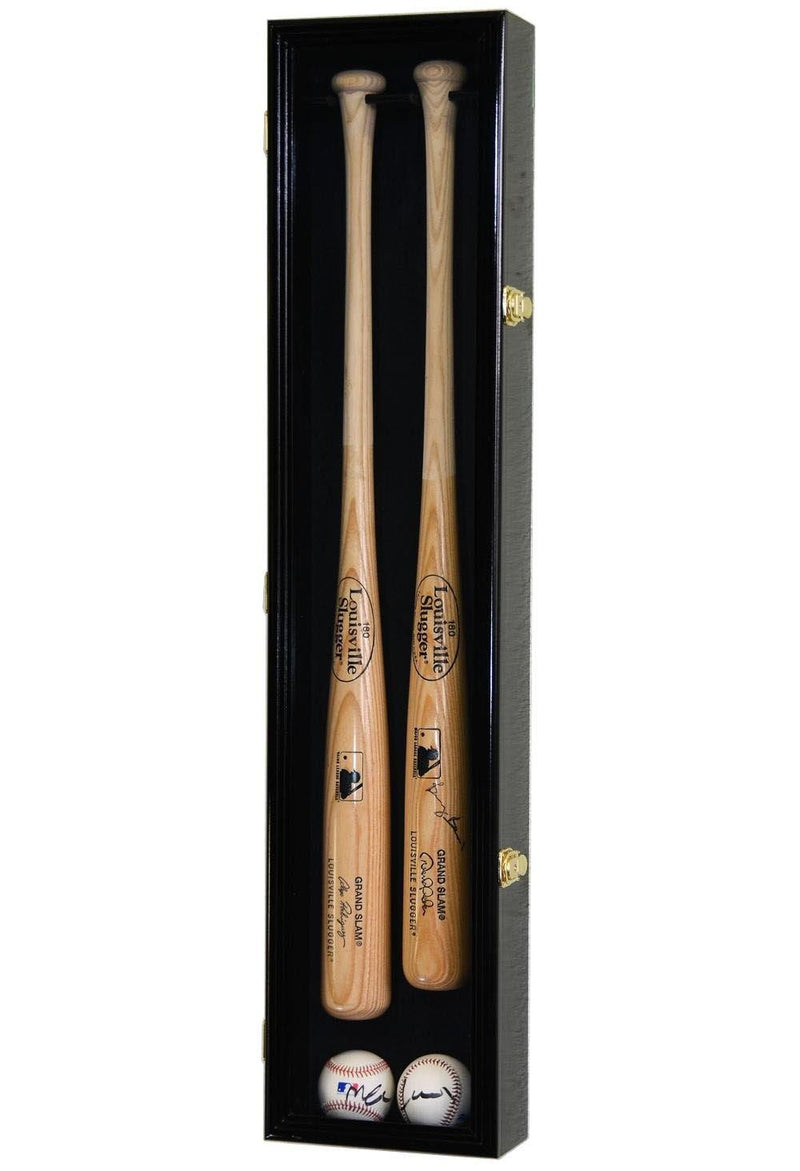 2 Baseball Bat Display Case Cabinet - sfDisplay.com