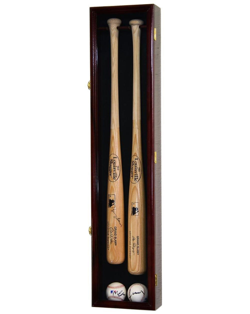 2 Baseball Bat Display Case Cabinet - sfDisplay.com