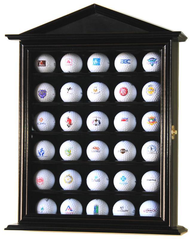 30 Golf Ball Designer Display Case Cabinet - sfDisplay.com