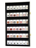 42 Collector NGC PCGS ICG Coin Slab Display Case Cabinet - sfDisplay.com