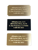 4x2 Engraving Plate with 4 lines of text - sfDisplay.com