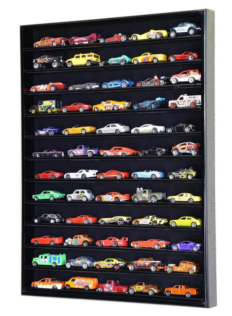 Hot Wheels / Matchbox 1/64 Model Cars Display Case - NO DOOR - sfDisplay.com