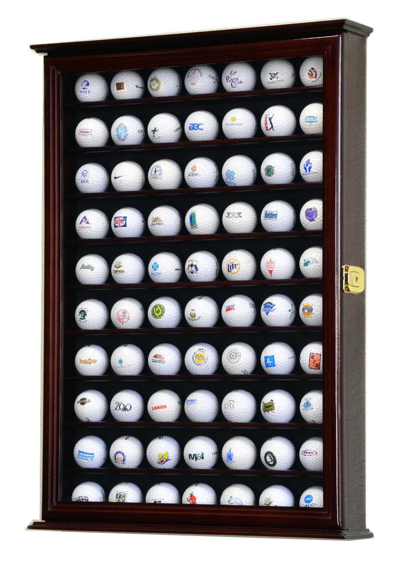 70 Golf Ball Display Case Cabinet - sfDisplay.com