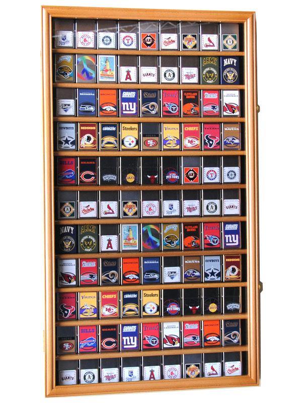 99 Zippo Lighter / Matchbook Display Case Cabinet - sfDisplay.com