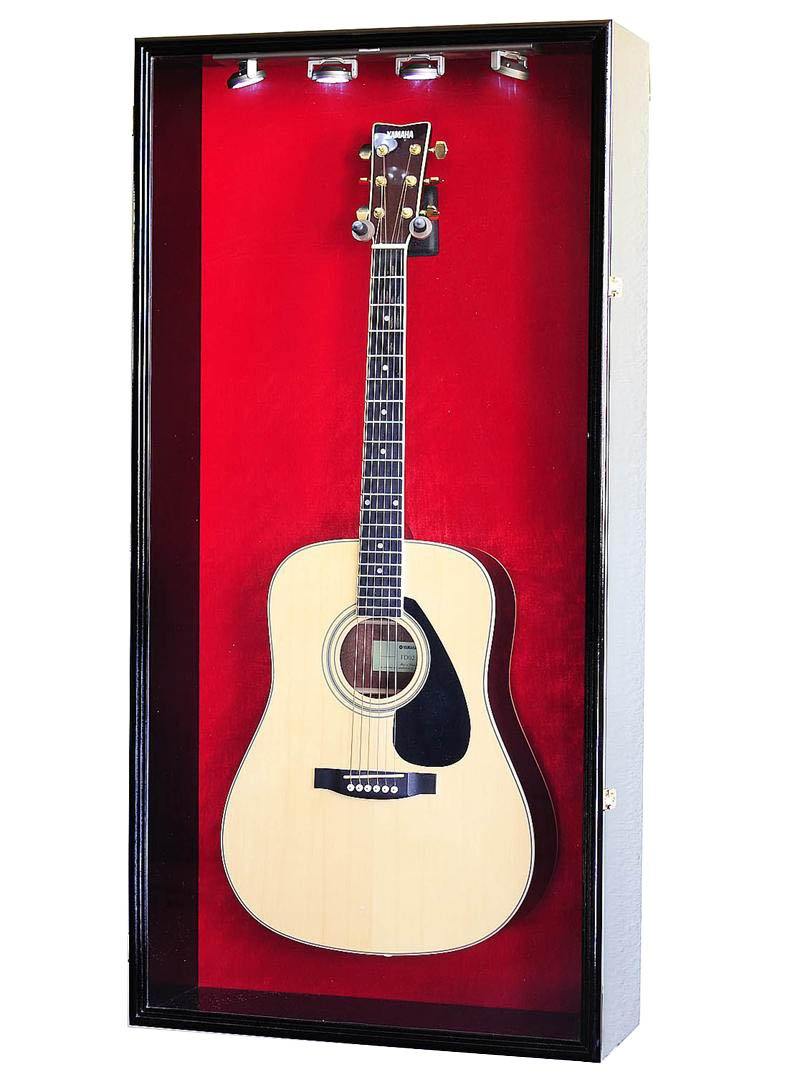 Large Acoustic Guitar Display Case Cabinet - sfDisplay.com