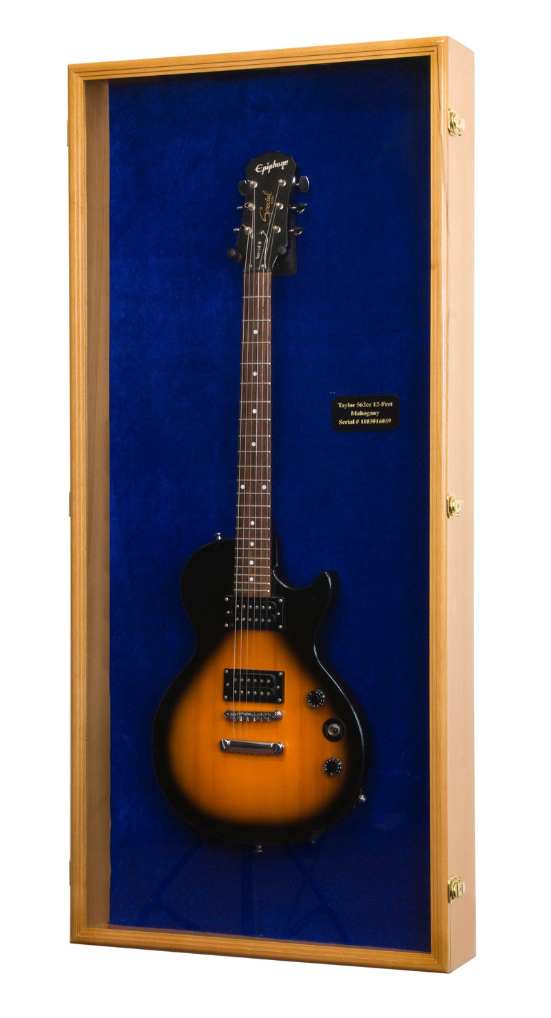 Electric Guitar Display Case Cabinet - sfDisplay.com