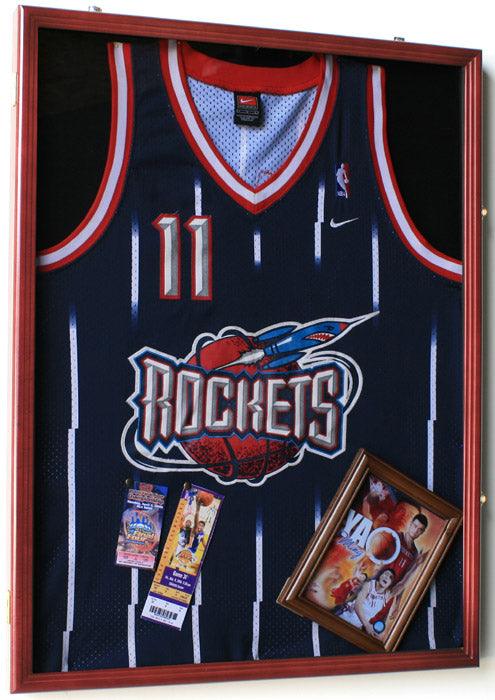 Large Jersey or Uniform Frame Display Case Cabinet Shadow Box - sfDisplay.com