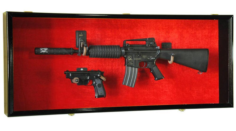 Guns: Rifle Handgun Display Case Cabinet - sfDisplay.com