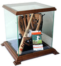 Glass Display Case (for Basketball, Soccer Ball, Football, Baseball Glove, Helmets and more) - sfDisplay.com