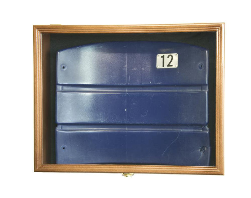 Stadium Seat Back Display Case Shadowbox - Custom Matting Option - sfDisplay.com