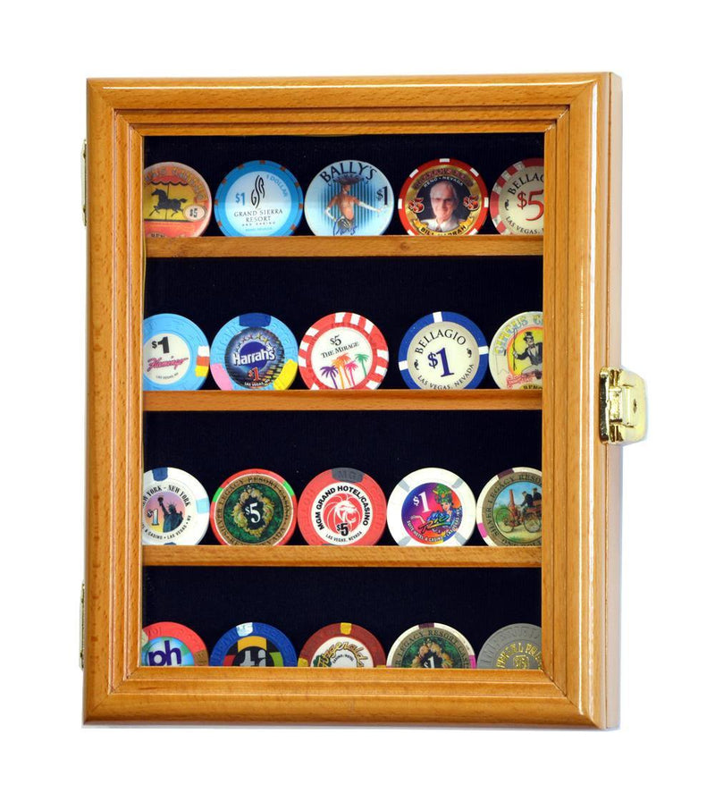 XS Casino Chip / Coin Display Case Cabinet - sfDisplay.com