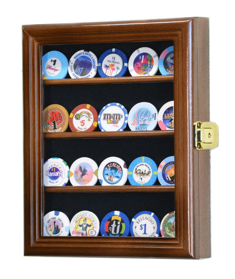 XS Casino Chip / Coin Display Case Cabinet - sfDisplay.com