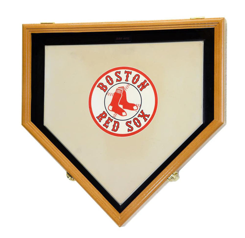 Baseball Home Plate Base Display Case Cabinet (Full-Size MLB) - sfDisplay.com