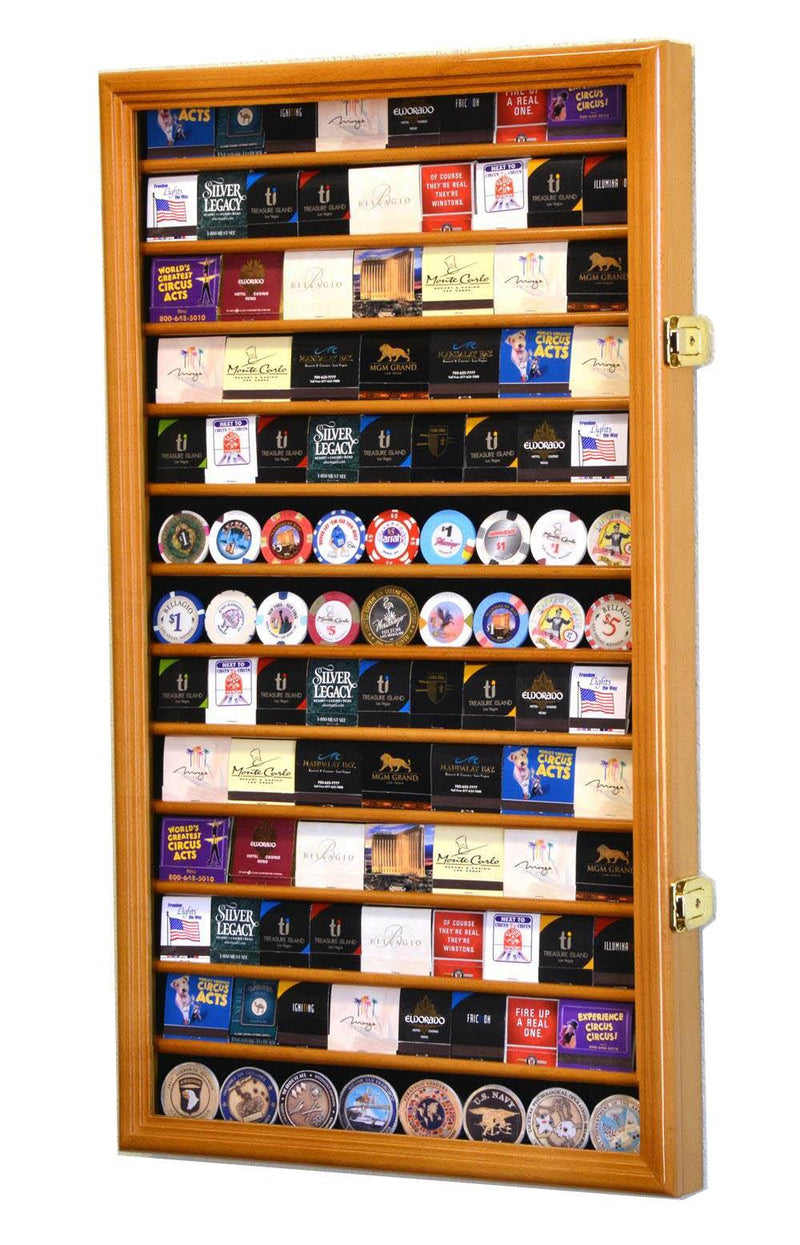 117 Matches Matchbook Display Case Cabinet - sfDisplay.com