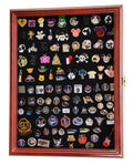 Pins, Ribbons, Medals, Buttons, Shells Showcase Display Case Cabinet - sfDisplay.com